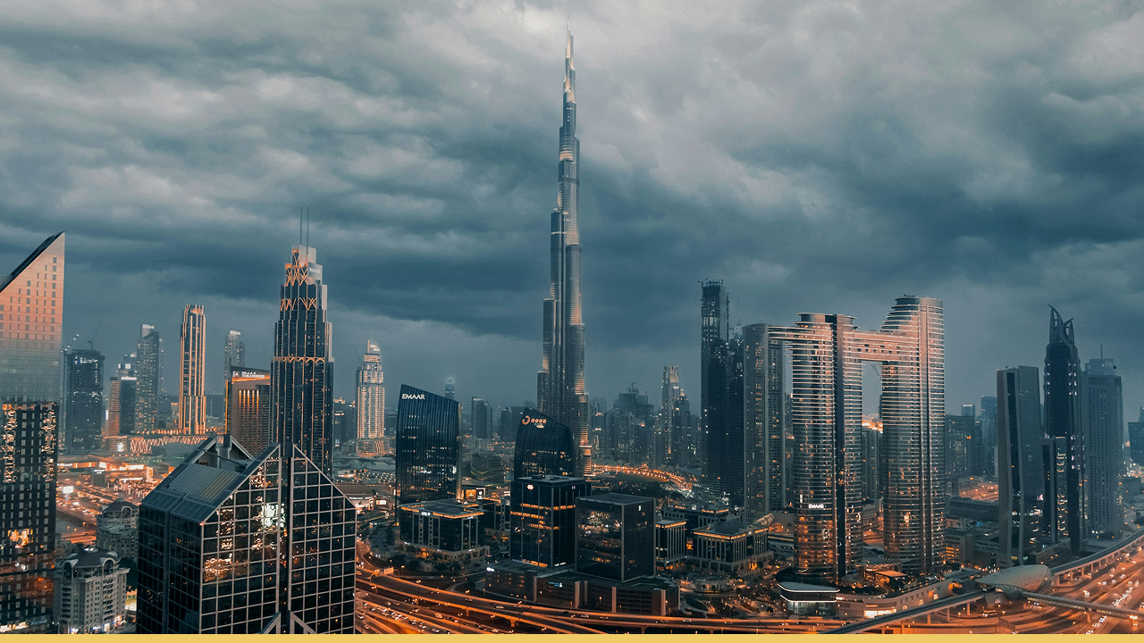Downtown Dubai is home to the world’s largest choreographed fountain system, shooting water up to 150 meters