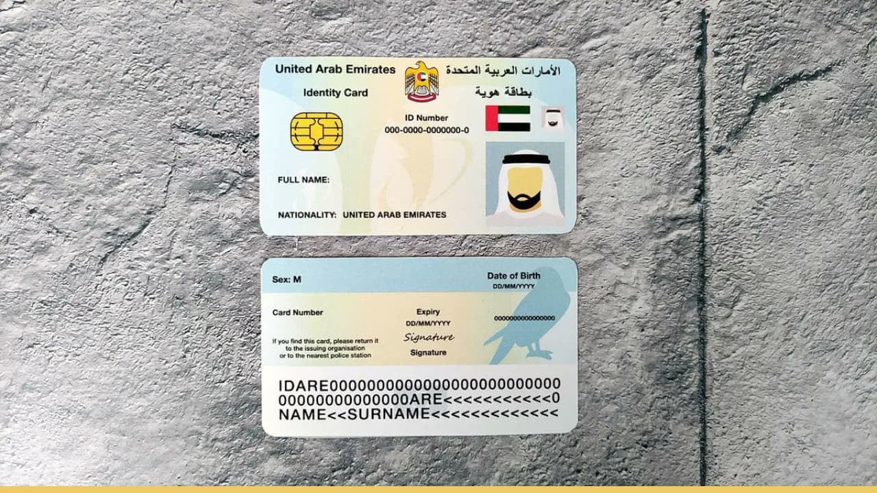 An Emirates ID is a one-year residence permit, and it is proof of your residency, allowing you to open bank accounts and get utilities